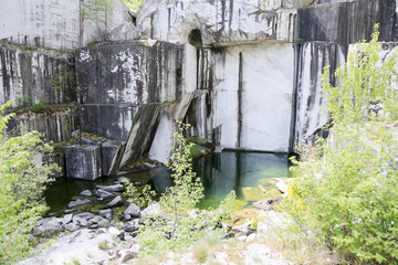 Marmor Marmorbruch Carrara