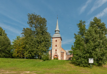 Fototapeta na wymiar old church in estonia