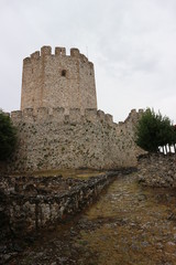 Fototapeta na wymiar Main tower of the Platamonas castle, Greece