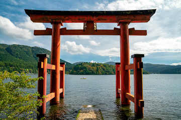 Hakone Lakeside Shrine, Japan