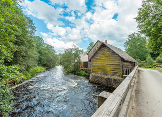 old water mill house in estonia