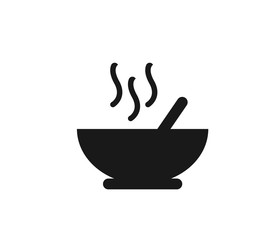 Hot bowl icon 