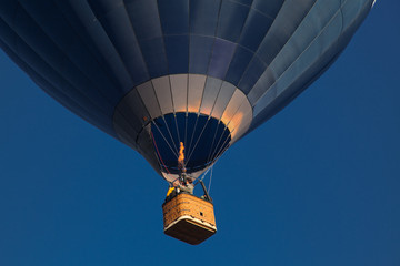 hot air balloons - freedom and adventure concept