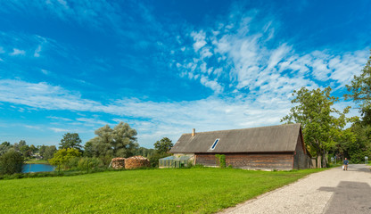 house in the countryside, estonia