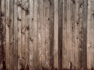 fence of narrow boards