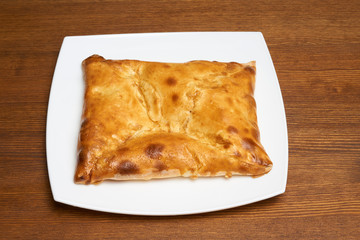Dish of georgian cuisine khachapuri