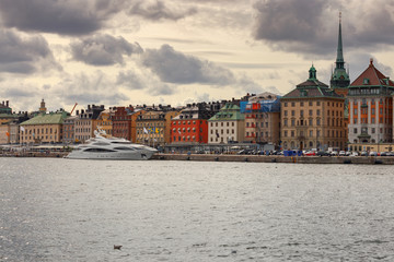 Stockholm. City embankments