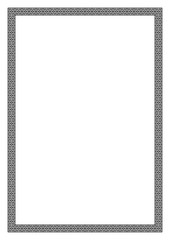 Maze Rahmen auf einem isolierten weißen Hintergrund