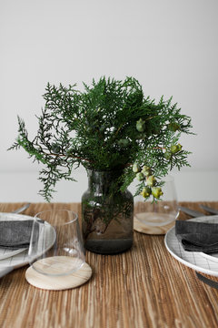 Christmas tablescape.