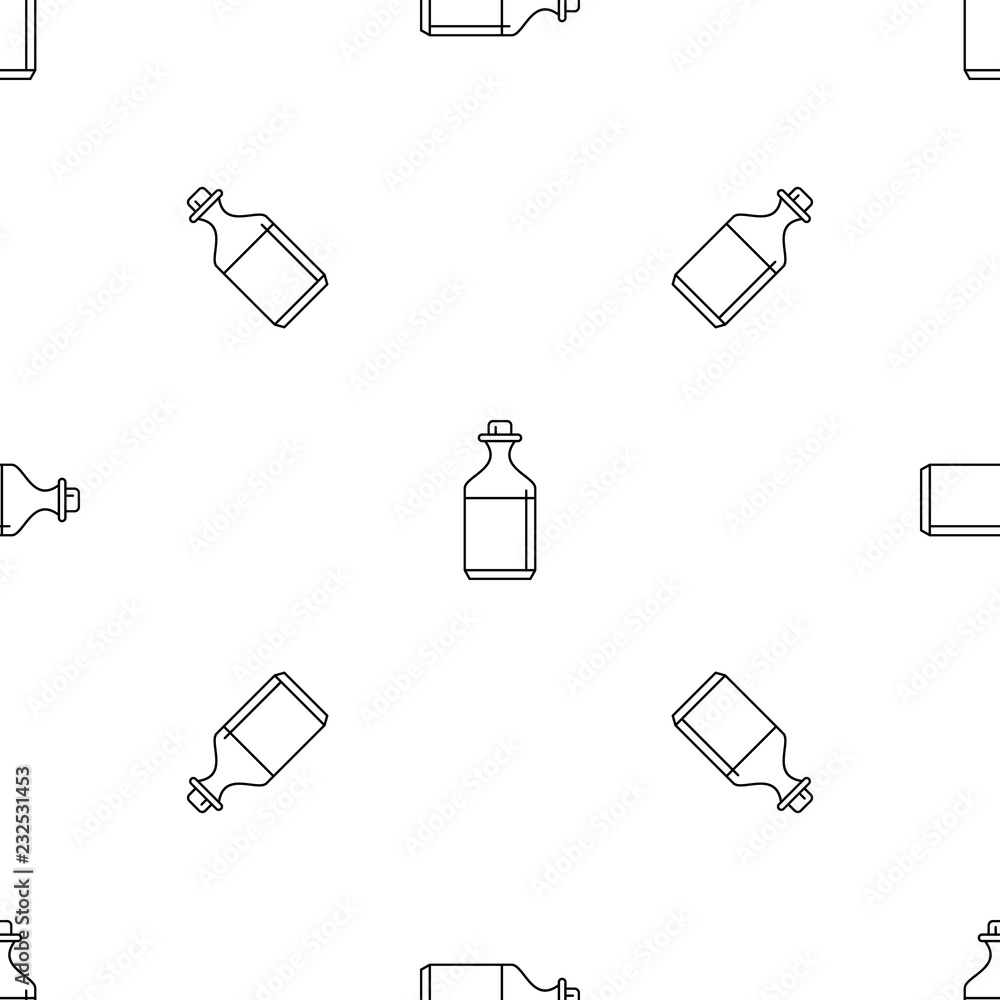 Aufkleber aloe sirop pattern seamless vector repeat geometric for any web design