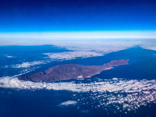 Aerial View of Santa Catalina Island