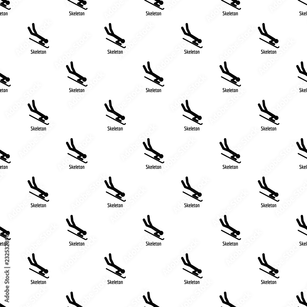 Poster skeleton pattern seamless vector repeat geometric for any web design
