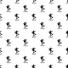Snowboard pattern seamless vector repeat geometric for any web design