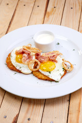 breakfast in the cafe