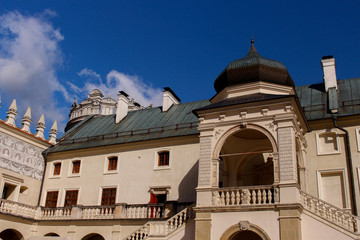 Krasiczyn, Poland. The castle was visited by many Polish kings. Krasicki Palace 