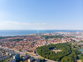 Fototapeta premium Drone photo over Malmo, Sweden