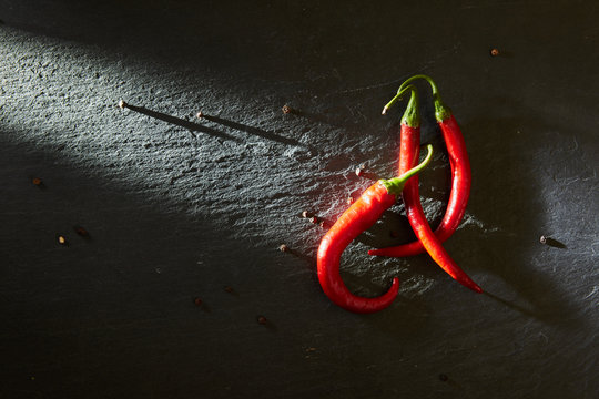 Red chilly peppers