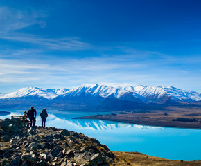Fototapeta premium Lake Tekapo in New Zealand