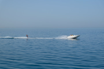 Wasserski im Roten Meer, Ägypten