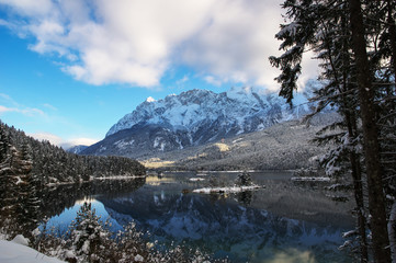 Eibsee im Winter