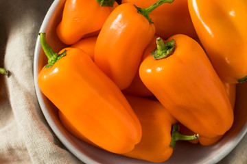 Raw Organic Sweet Orange Peppers