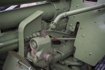 old russian cannon second world war, projectile feed mechanism