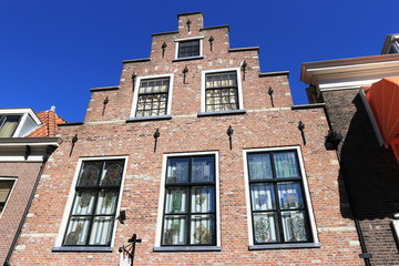 Fototapeta na wymiar Historisches Gebäude in Delft