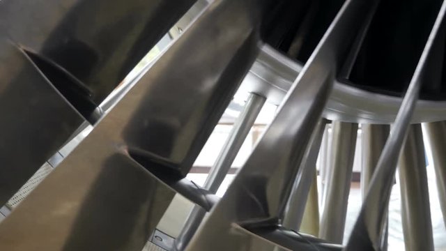 Turbine Engine Front View. Macro View. Concept: Technical, Engineering
