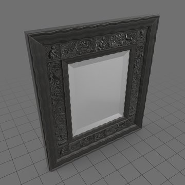 Decorative mirror frame