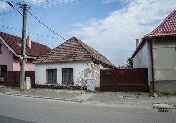 Naklejka premium Old house photo in Pezinok. Near Bratislava. Slovakia