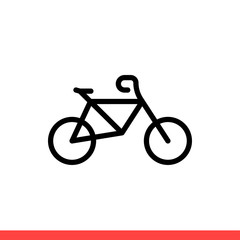 Fototapeta premium Bike icon vector