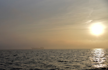 Obraz premium sunset over the sea