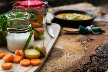 Carrot and ginger soup
