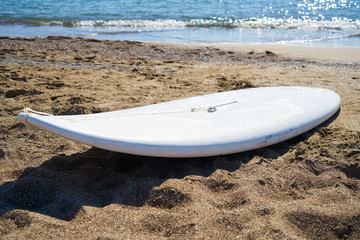 Surfboard on the beach