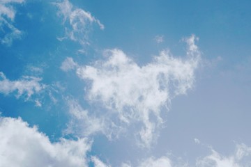 the clouds in the sky