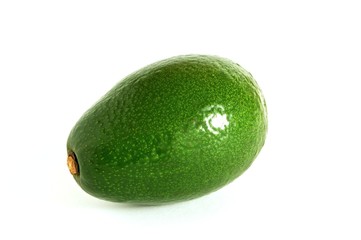 avocado isolated on white background