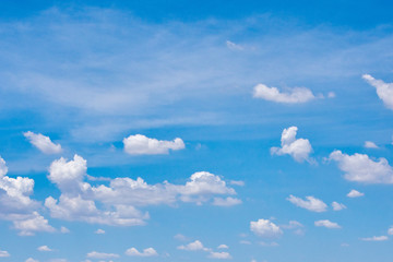 blue sky with clouds