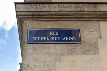 rue Michel Montaigne
