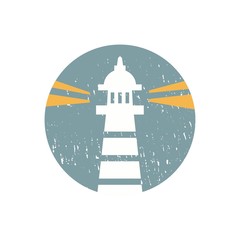 Lighthouse flat logo