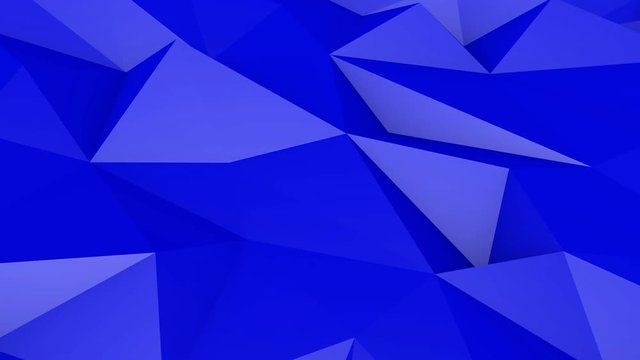 3D animation of the evolving polygon background
