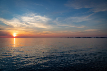 Fototapeta premium Sunsetting of Norway 