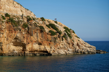 Fototapeta na wymiar Blue sea and rocks