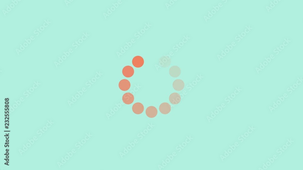 Poster loading circle icon background