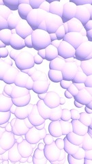 3d rendering picture of pink balls. Abstract wallpaper and background. 3D illustration