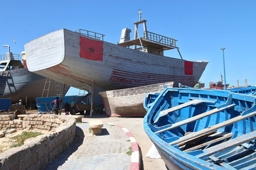 Barche abbandonate in Marocco