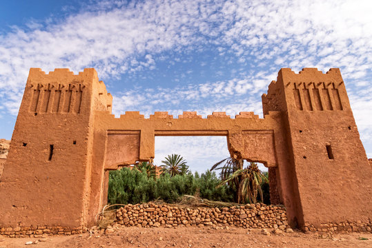 Ait Benhaddou entrance, Morocco