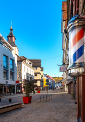 Fototapeta premium Stadtmitte von Nagold, Baden Württemberg, Schwarzwald 