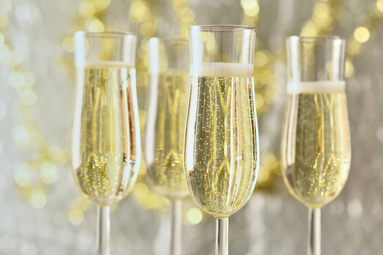 Champagne in Flutes