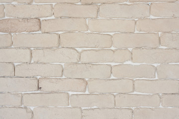 White brick wall texture