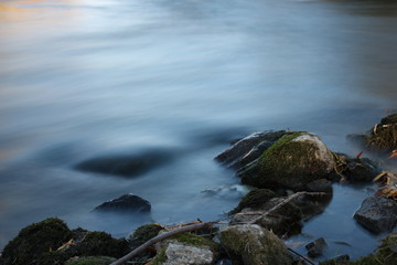 Strömung im Fluss